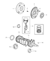 Dodge Neon Piston Diagram - 4884247AC