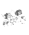 Dodge Sprinter 3500 A/C Compressor Diagram - 68006194AA