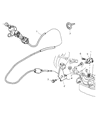 Dodge Ram 2500 Shift Cable Diagram - 52107846AD