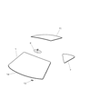 Chrysler Crossfire Windshield Diagram - 5097475AA