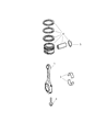 2008 Dodge Sprinter 3500 Rod Bearing Diagram - 68005594AA