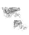 Dodge Magnum Engine Mount Diagram - 4578160AC