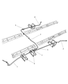 2002 Chrysler Voyager Parking Brake Cable Diagram - 4683286AD