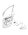 2018 Jeep Grand Cherokee Armrest Diagram - 6GF56SA5AA