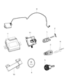 Ram 5500 Car Key Diagram - 56046953AC