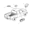 2008 Dodge Ram 1500 Dome Light Diagram - 5JG58TL2AD