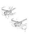 Dodge Durango Headlight Diagram - 55077720AC