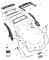Chrysler Sebring Convertible Top Motor Diagram - 68028392AA