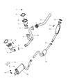 Chrysler Sebring Catalytic Converter Diagram - 4764618AF