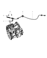 Dodge Grand Caravan Shift Cable Diagram - 4877205AA