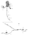 2020 Dodge Durango Parking Brake Cable Diagram - 52124964AE