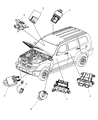 Jeep Liberty Clock Spring Diagram - 68003216AF