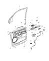 Ram Door Moldings Diagram - 5YK44TX7AC