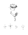 Dodge Challenger Relay Block Diagram - 68105528AC