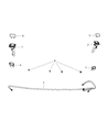 Jeep Headlight Cover Diagram - 68078291AA