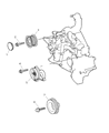 Chrysler Crossfire Crankshaft Pulley Diagram - 5096492AA
