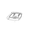 2014 Dodge Charger Dome Light Diagram - 1RC67DX9AG