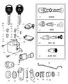 Jeep Ignition Lock Assembly Diagram - 5139207AA