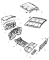 Ram Dash Panels Diagram - 68204729AA