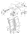 Dodge Sprinter 3500 Door Hinge Diagram - 5104374AA