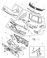 Dodge Neon Dash Panels Diagram - 4888919AA