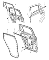 Jeep Compass Window Run Diagram - 5074661AG