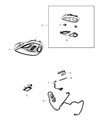 2012 Dodge Dart Dome Light Diagram - 1TP73HDAAB