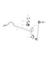 Dodge Caliber Sway Bar Kit Diagram - 5105100AB