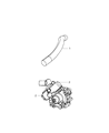 Jeep Wrangler Power Steering Pump Diagram - 68146649AA