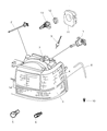 1997 Jeep Grand Cherokee Side Marker Light Diagram - 56005099AB