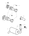Dodge Neon Catalytic Converter Diagram - 5278126AF