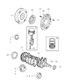 Chrysler PT Cruiser Crankshaft Diagram - 4884109AA