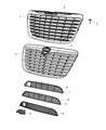 Chrysler Grille Diagram - 68156963AA