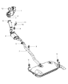 Dodge Caliber Tail Pipe Diagram - 5147046AB