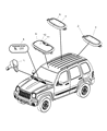 2005 Jeep Liberty Dome Light Diagram - WT01BD1AA