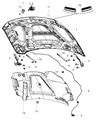 Ram Hood Diagram - 55372034AE