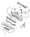 Ram C/V Dash Panels Diagram - 5109196AF