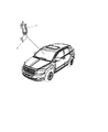 Dodge Caliber Yaw Sensor Diagram - 56029429AA