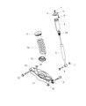 Chrysler Shock And Strut Mount Diagram - 68042668AA