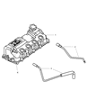 Chrysler PT Cruiser Air Intake Coupling Diagram - 4693235AD
