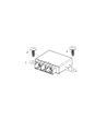 Chrysler 300 Parking Assist Distance Sensor Diagram - 68316634AC