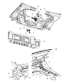2010 Dodge Challenger Weather Strip Diagram - 4575880AB