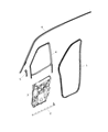 Ram ProMaster City Window Run Diagram - 68259391AA