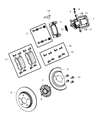 Ram Wheel Bearing Diagram - 5154198AD