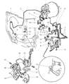 Jeep Brake Line Diagram - 52127967