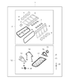 2020 Dodge Durango Cylinder Head Gasket Diagram - 5038281AE