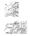 Jeep Accelerator Cable Diagram - 53013136AD