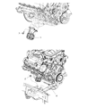 Jeep Commander Engine Mount Diagram - 52090300AF