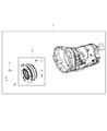 Chrysler Torque Converter Diagram - 68144195AA