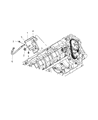 Dodge Viper Engine Mount Diagram - 4643530AB